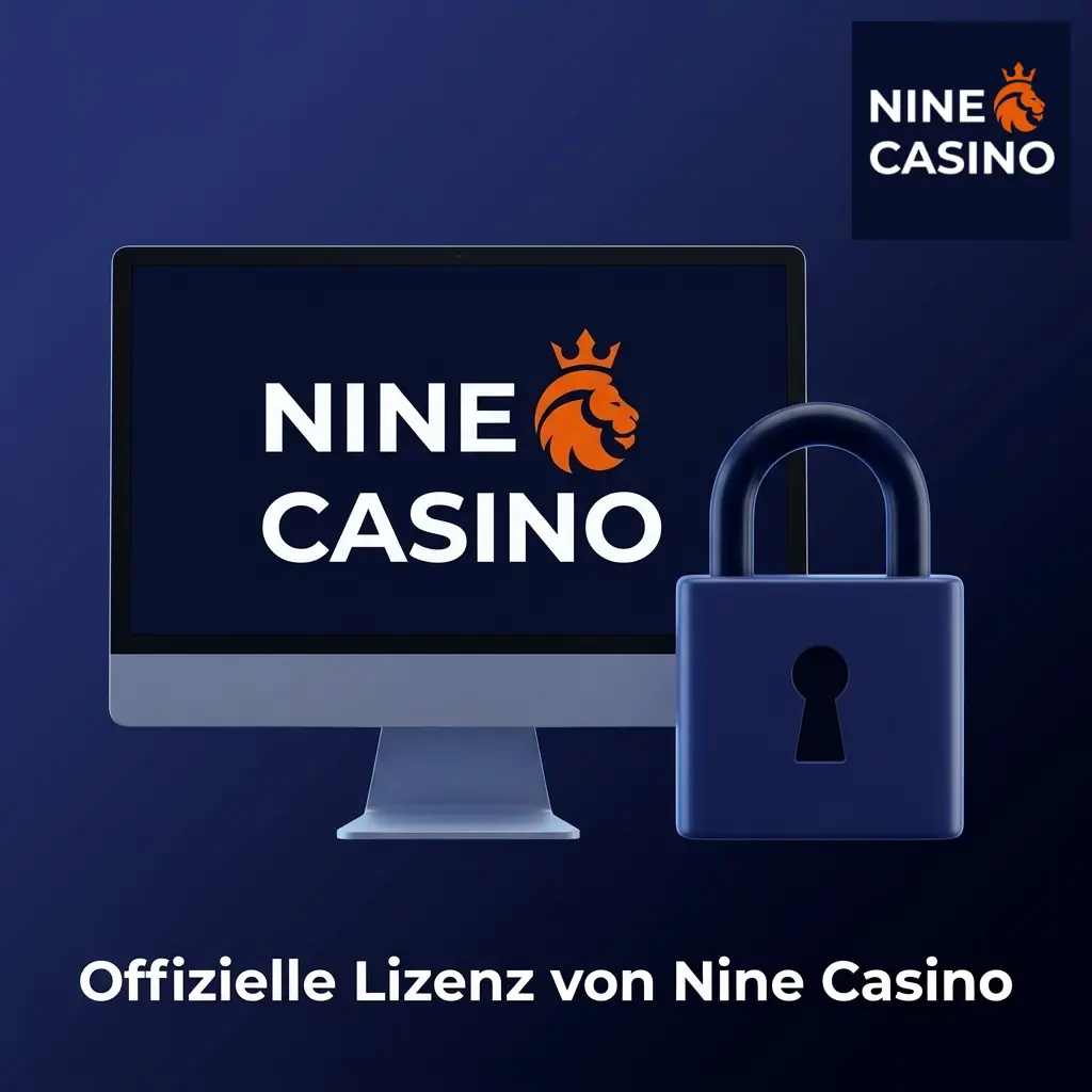 Offizielle Curaçao-Lizenz des Nine Casino – Lizenznummer 365/JAZ von Rabidi N.V.